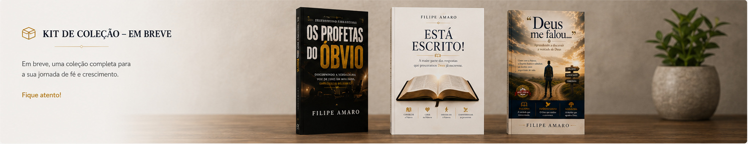 Kit de coleção Discernimento Espiritual — em breve